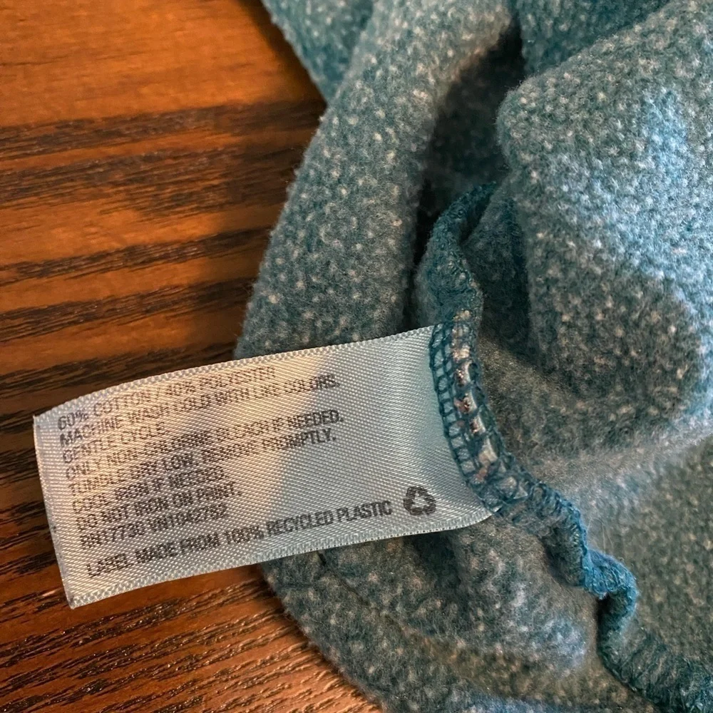 Wild Fable Womens M Crewneck‎ Sweatshirt New York City Cropped Teal pullover top - Picture 8 of 11